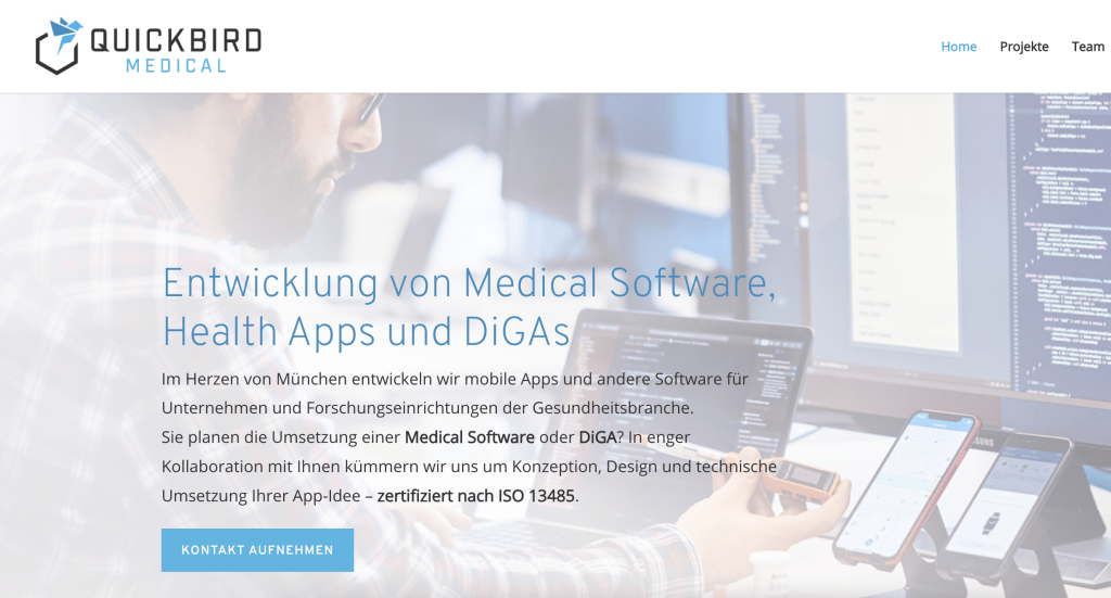 QuickBird Medical DiGA & Medical App Development