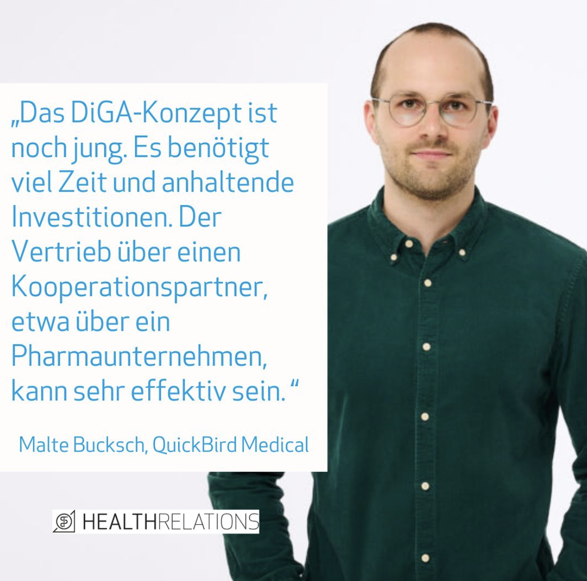 Malte Buksch in der HealthRelations über den Vertreib von DiGA.