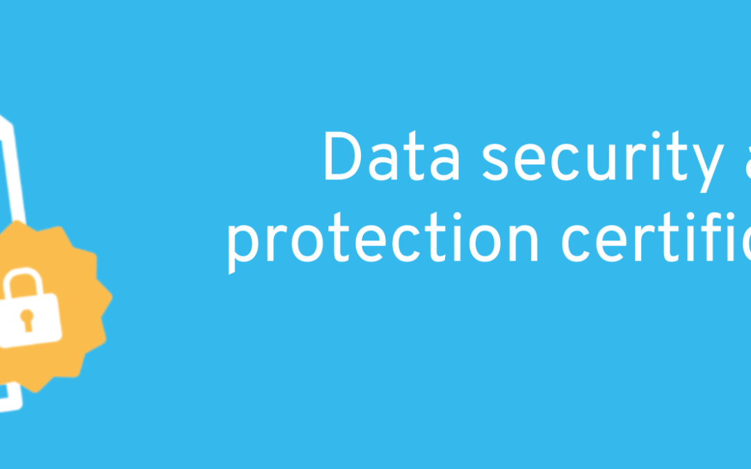 Data security & data protection certificates for DiGA