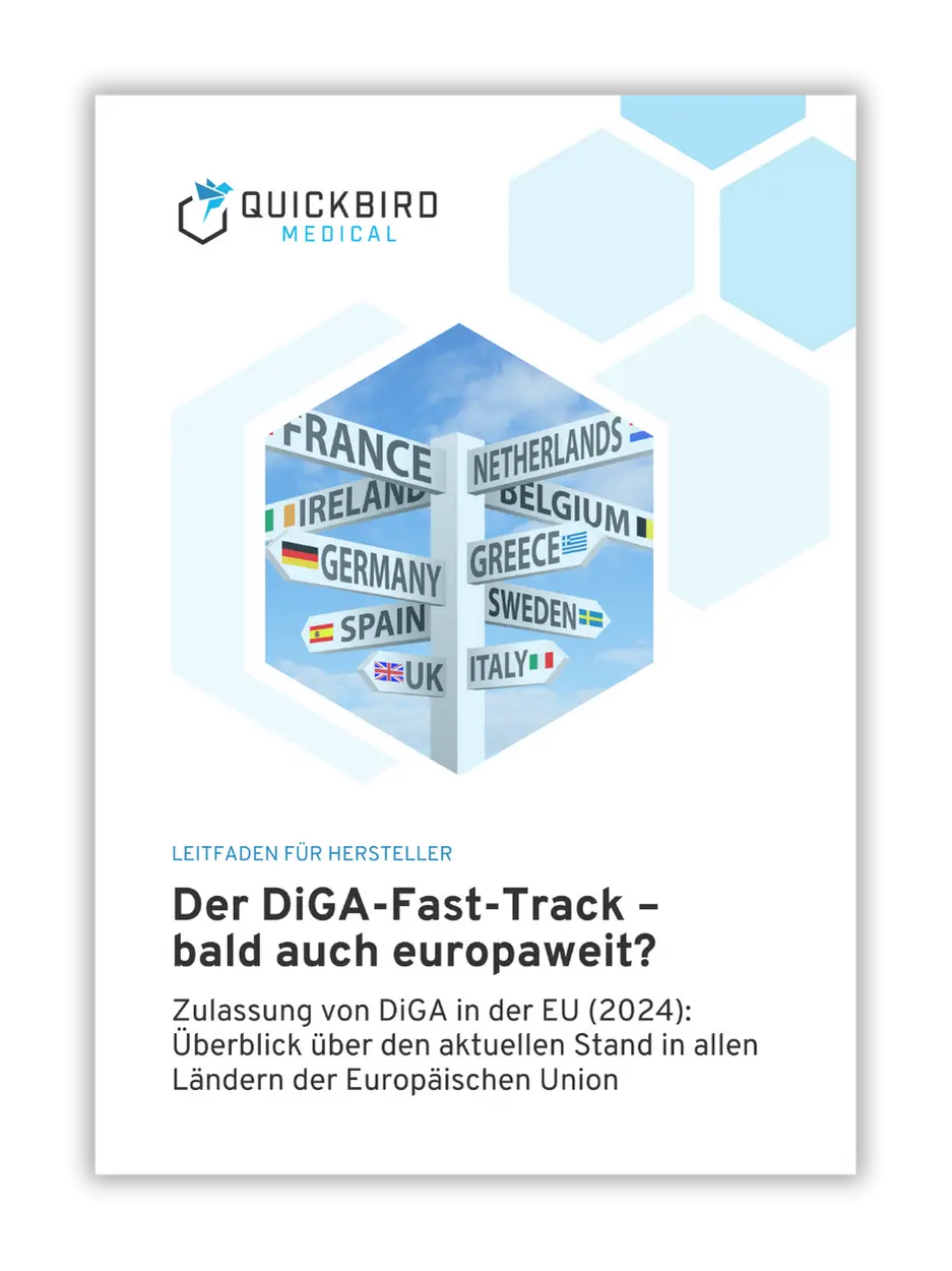 Titelbild Whitepaper: DiGA-Fast-Track – bald auch europaweit?