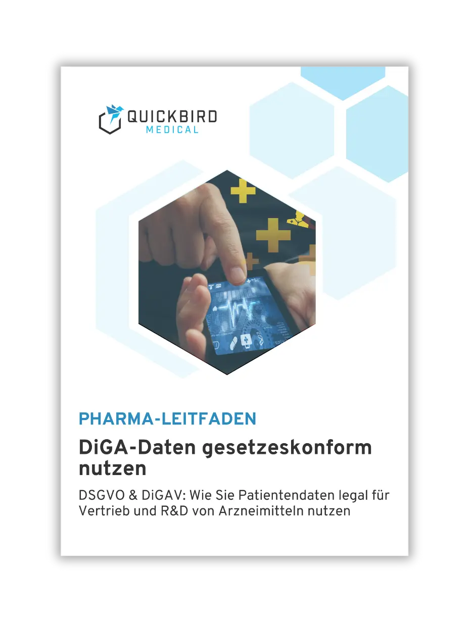 Whitepaper-Deckblatt: DiGA Daten nutzen