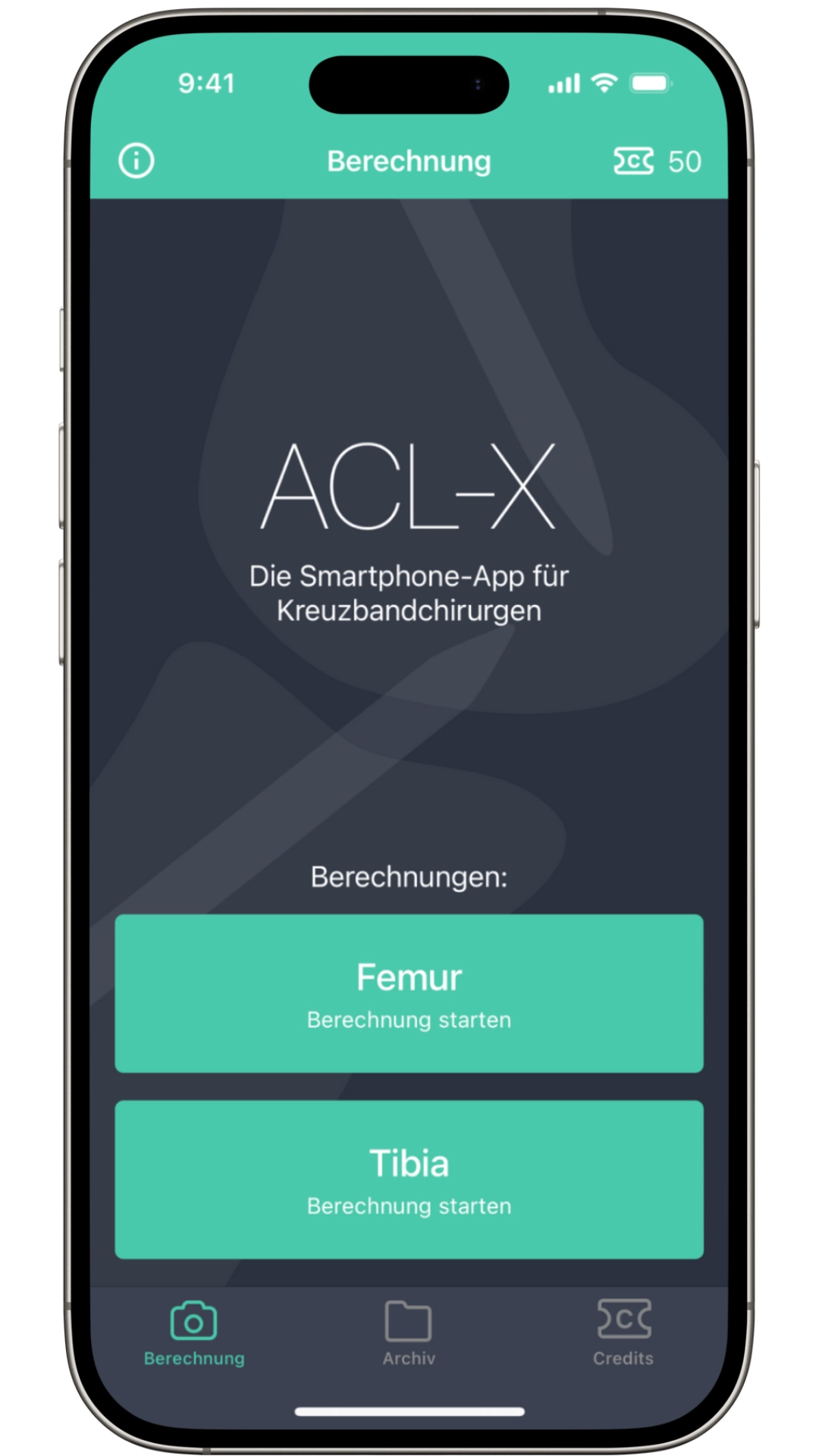 ACL-X iPhone Mockup